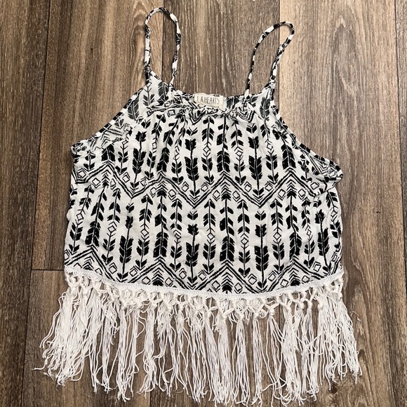 PacSun Tops - Arrow Tassel Top